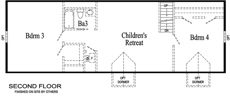 Livingston Model HP106-A Possible Second Floor Layout Livingston Model HP106-A Possible Second Floor Layout