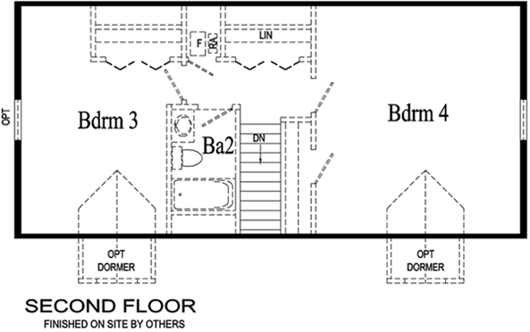 Wilmington Model HP104-A Possible Second Floor Layout Wilmington Model HP104-A Possible Second Floor Layout