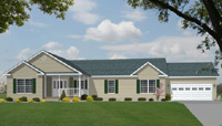 The Hobby Home II Modular Home Artist's Rendering