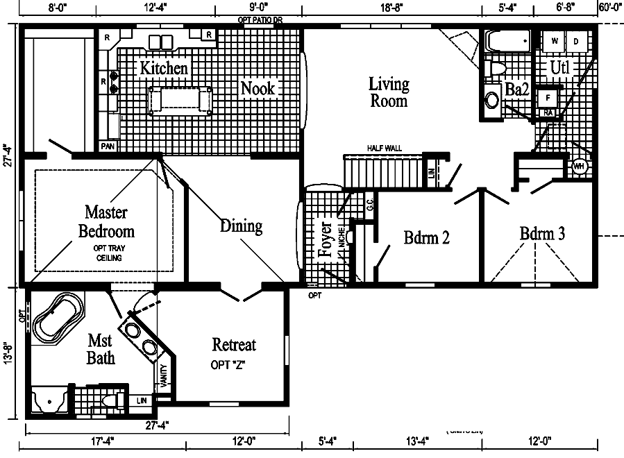 The Majestic Master Suite Model HR152-AZ - Floor Plan The Majestic Master Suite Model HR152-AZ - Floor Plan