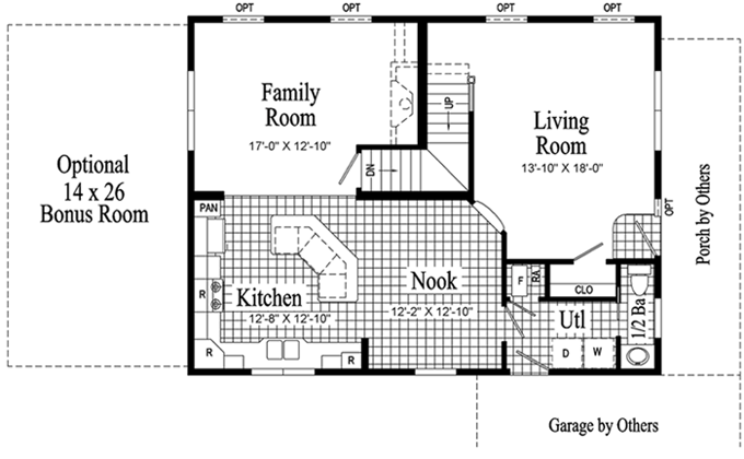 2 story house floor plans. Main Floor / First Floor