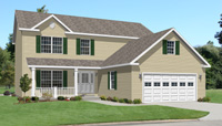 Jefferson II Modular Home Artist's Rendering