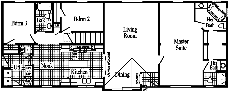 Fairhaven HV104-A Floor Plan - Click To Enlarge Floor Plan