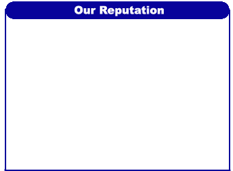 Our Reputation Our Reputation