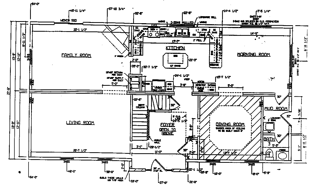 1st Floor Detailed Floorplan